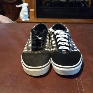 Vans checker shoes